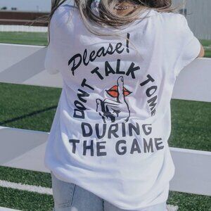 FRIDAY + SATURDAY - Please Don't Talk To Me (front + back)